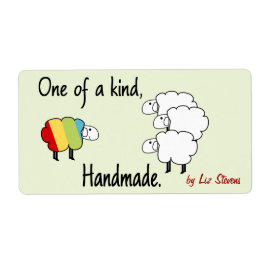 Een handgemaakt label