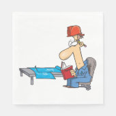 Een handleiding lezen servet (Voorkant)