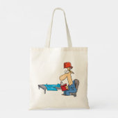 Een handleiding lezen tote bag (Achterkant)