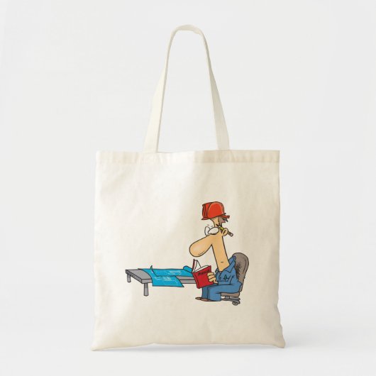 Een handleiding lezen tote bag (Voorkant)