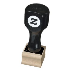 Eén handstempel toevoegen rubberstempel