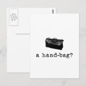 Een handtas? briefkaart (Voorkant / Achterkant)