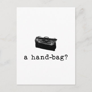 Een handtas? briefkaart