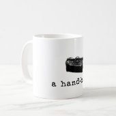 Een handtas? koffiemok (Voorkant links)