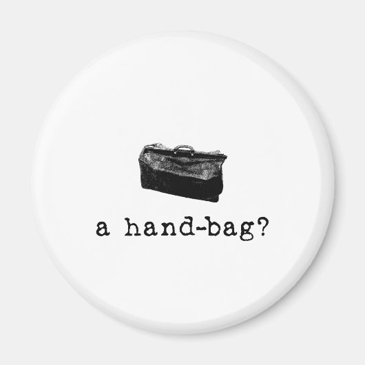 Een handtas? magneet (Voorkant)