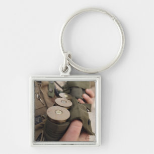 Een handvat voor zeekrachten van 40 mm granaten sleutelhanger