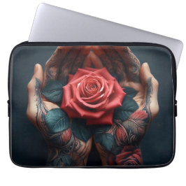 Een handvol Rozen Laptop Sleeve