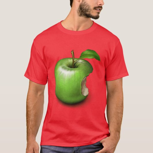 Een hapje van de appel t-shirt (Voorkant)