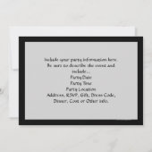 Een Happy Birthday  geschilderd Kaart (Achterkant)