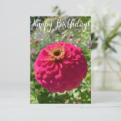 Een 'Happy Birthday'-kaart van Z Bedankkaart (Staand voorkant)