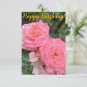 Een 'Happy Birthday'-kaart van Z. Bedankkaart (Staand voorkant)