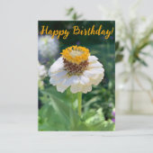 Een 'Happy Birthday'-kaart van Z. Bedankkaart (Staand voorkant)