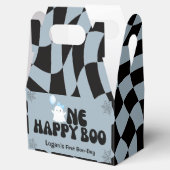 Een Happy Boo Blue Boy 1e verjaardagsfeestje Bedankdoosjes (Geopend)