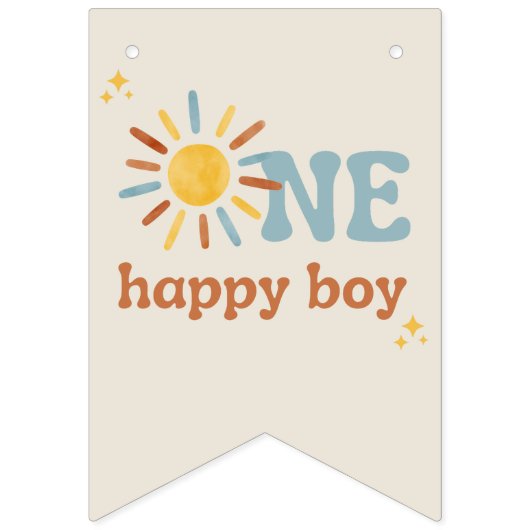 Een Happy Boy Banner (Eerste vlag)