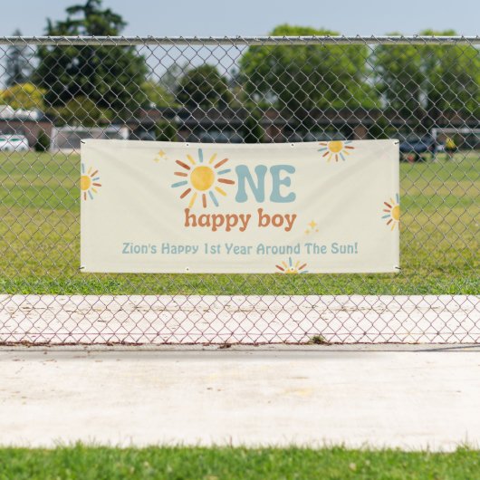 Een Happy Boy Banner (Insitu)