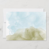 Eén Happy Camper 1st Birthday  Camping Kaart (Achterkant)