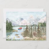 Eén Happy Camper 1st Birthday Camping Kaart (Achterkant)