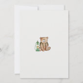 Eén Happy Camper 1st Birthday Party uitgenodigd Kaart (Achterkant)