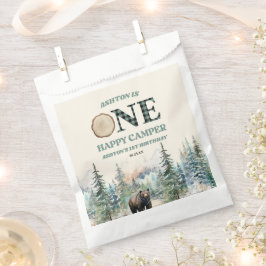 EEN Happy Camper Beer 1e verjaardagsfeestje Bedankzakje