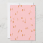 Een Happy Camper Beer Meisje Verjaardagsuitnodigin Kaart (Achterkant)