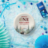 EEN Happy Camper Beer Rood 1e Verjaardagsfeest Papieren Kommen (Feest)