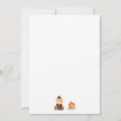 EEN Happy Camper Bergen Camping 1e Verjaardag Kaart (Achterkant)