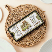 Een Happy Camper eerste verjaardagskaartje Kaart