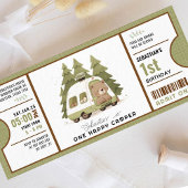 Een Happy Camper eerste verjaardagskaartje Kaart