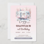 Een Happy Camper Kids Verjaardag Foto Kaart (Voorkant)