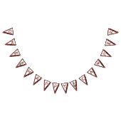 Een Happy Camper Red Buffalo Plaid 1e Verjaardag Vlaggetjes (Alle)