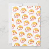 Eén Happy Camper Retro 1st Birthday Kaart (Achterkant)