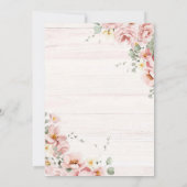 Een Happy Camper Roze Rustiek Meisje Verjaardag Kaart (Achterkant)