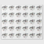 Een Happy Camper Rustic Birthday Party Cadeaupapier (Vlak)