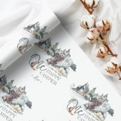 Een Happy Camper Rustic Birthday Party Cadeaupapier