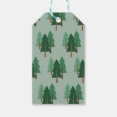 Een Happy Camper Schattige Woodland Animals Favor Cadeaulabel (Achterkant)