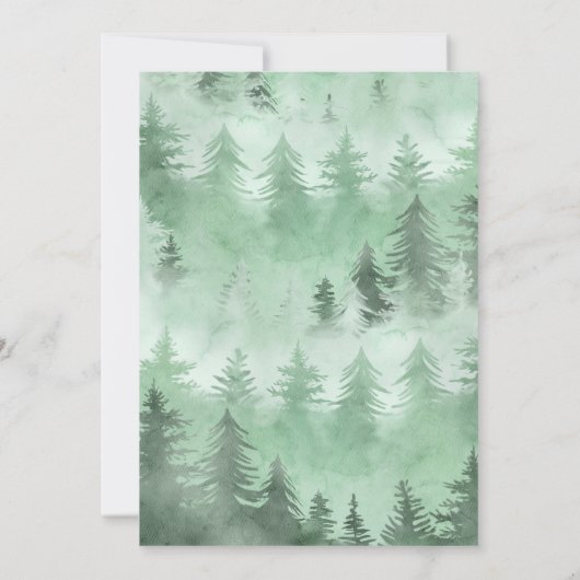 Een Happy Camper Verjaardag Camping Uitnodiging (Achterkant)