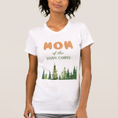 Eén Happy Camper Wood Boys 1e verjaardag T-shirt (Voorkant)