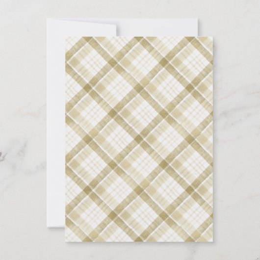 Eén Happy Camper Woodland Beer Boys 1e verjaardag Kaart (Achterkant)