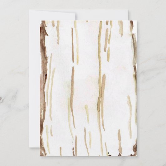 Eén Happy Camper Woodland Beer Boys 1e verjaardag Kaart (Achterkant)