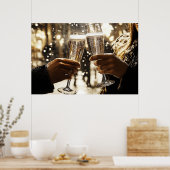 Een happy date toasten poster (Keuken)