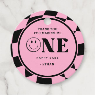 Een Happy Dude Boy 1st Birthday Bedankt Bedankjes Labels