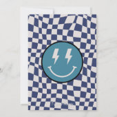 Een Happy Dude Boy's verjaardagsfeestje uitnodigin Kaart (Achterkant)