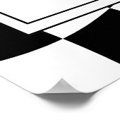 Een Happy Dude Happy Face Boy 1st Verjaardag Welko Poster (Hoek)