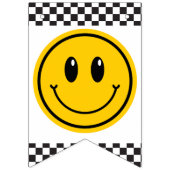 Een Happy Dude Happy Face Verjaardag Bunting banne Vlaggetjes (Eerste vlag)