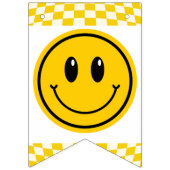 Een Happy Dude Happy Face Verjaardag Bunting banne Vlaggetjes (Tweede vlag)