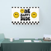 Een Happy Dude Happy Face Verjaardagsbanner Spandoek (Beurs)