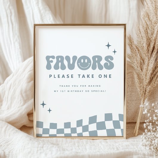 Een Happy Dude Verjaardagsfeest Favorieten Teken Poster