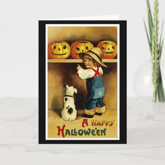 Een Happy Halloween Kaart (Voorkant)