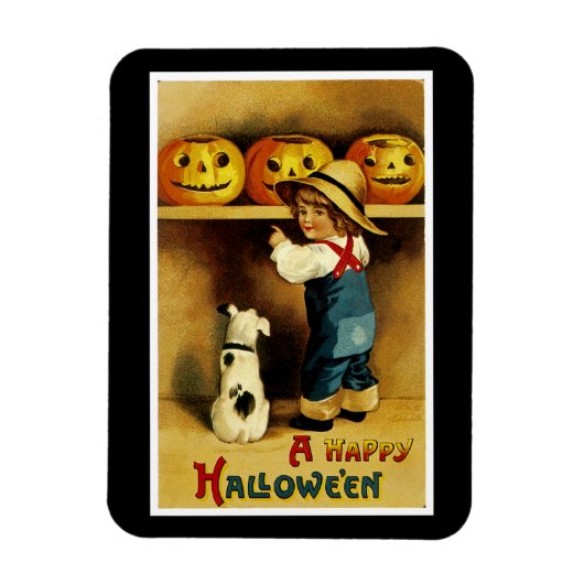Een Happy Halloween Magneet (Verticaal)