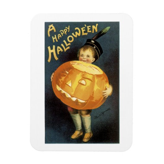 Een Happy Halloween Magneet (Verticaal)